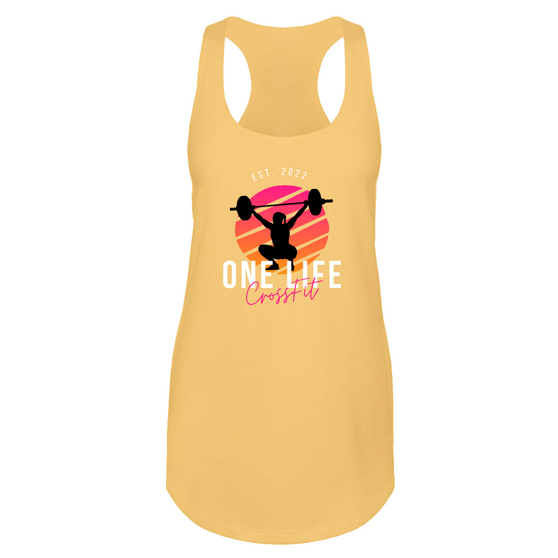 Womens Small Banana Cream Style_Tank Top