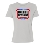 Womens Small Solid Athletic Grey Style_T-Shirt