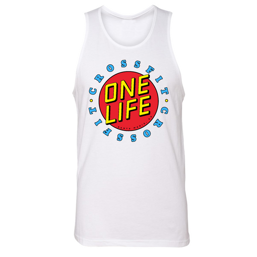 Mens Small White Style_Tank Top