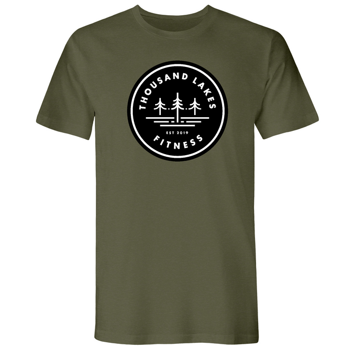 Mens Small Military Green Style_T-Shirt