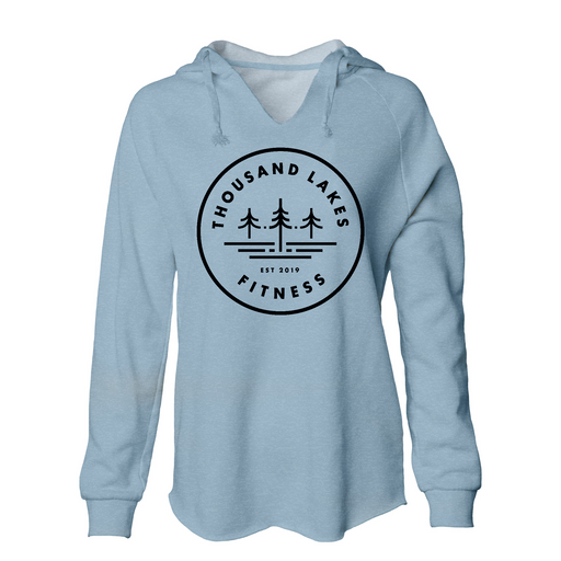 Womens Small Misty Blue Style_Hoodie