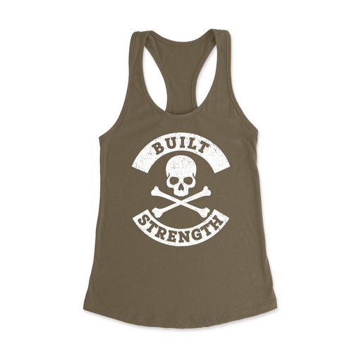 Womens X-Small Military Green Style_Tank Top