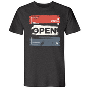Mens Small Heather Heavy Metal Style_T-Shirt