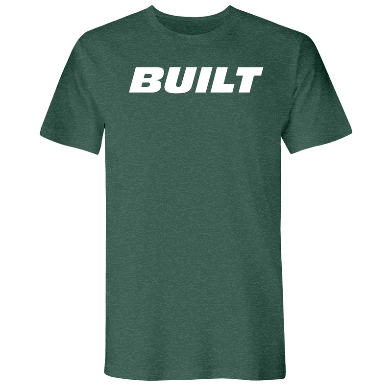 Mens Small Heather Forest Green Style_T-Shirt