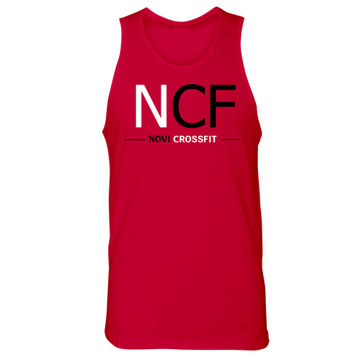 Mens Small Red Style_Tank Top