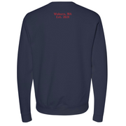 Mens Medium Classic Navy Heather Style_Sweatshirt
