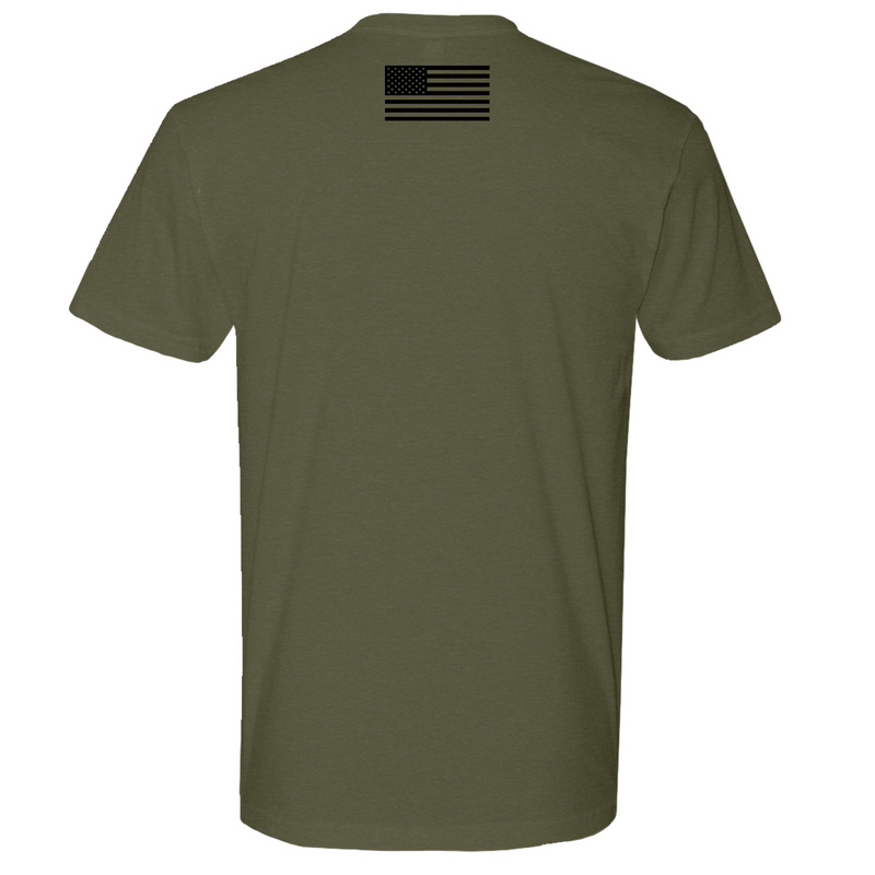 Mens Medium Military Green Style_T-Shirt