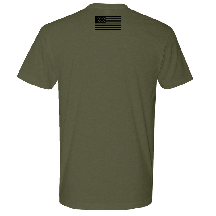 Mens Medium Military Green Style_T-Shirt
