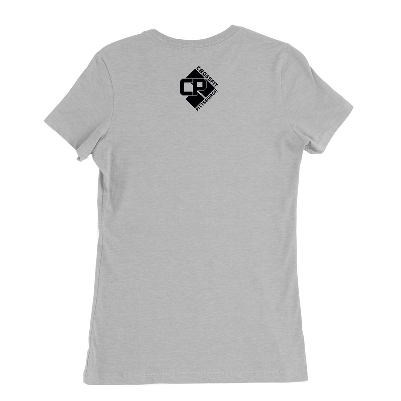 Womens Medium Solid Athletic Grey Style_T-Shirt