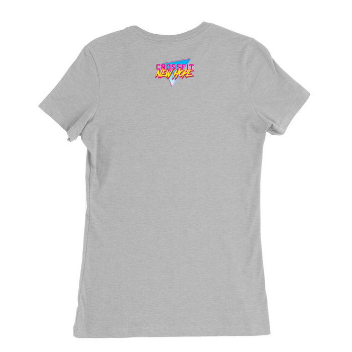 Womens Medium Solid Athletic Grey Style_T-Shirt