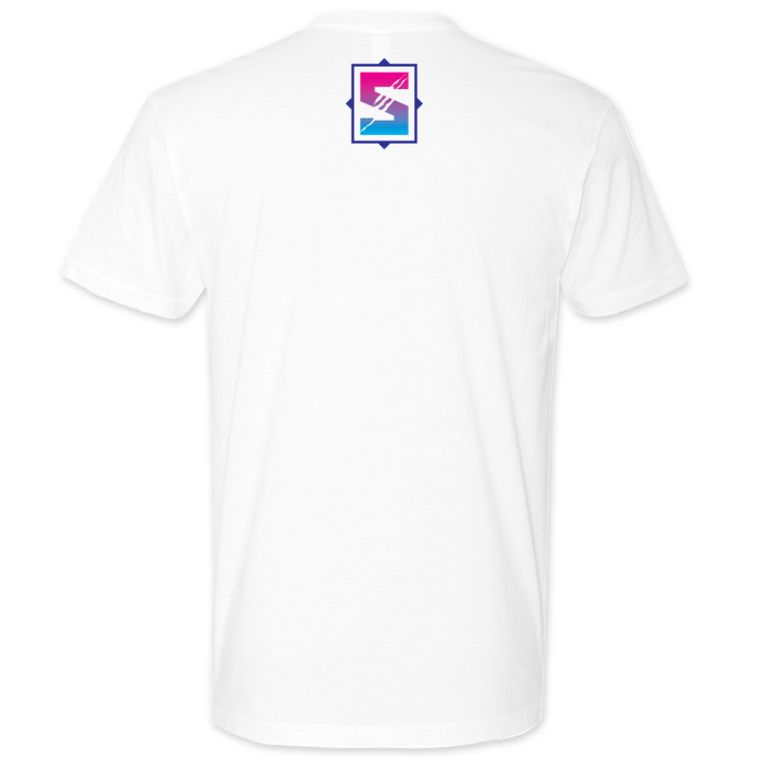 Mens Medium White Style_T-Shirt