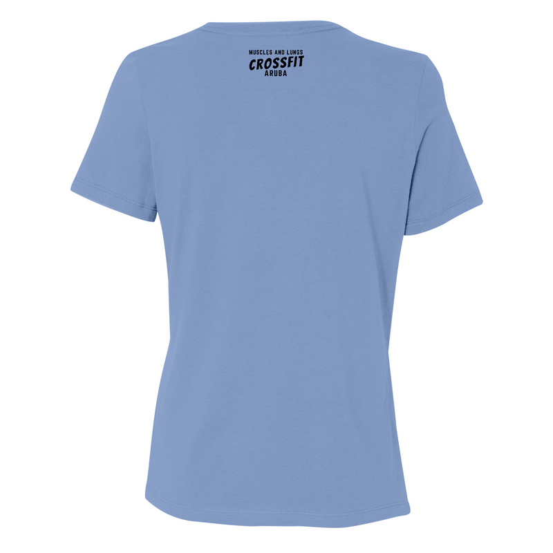 Muscles & Lungs CrossFit Round Womens - T-Shirt