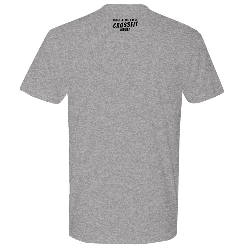 Muscles & Lungs CrossFit Round Mens - T-Shirt