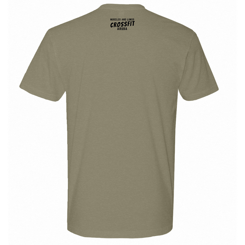 Muscles & Lungs CrossFit Round Mens - T-Shirt