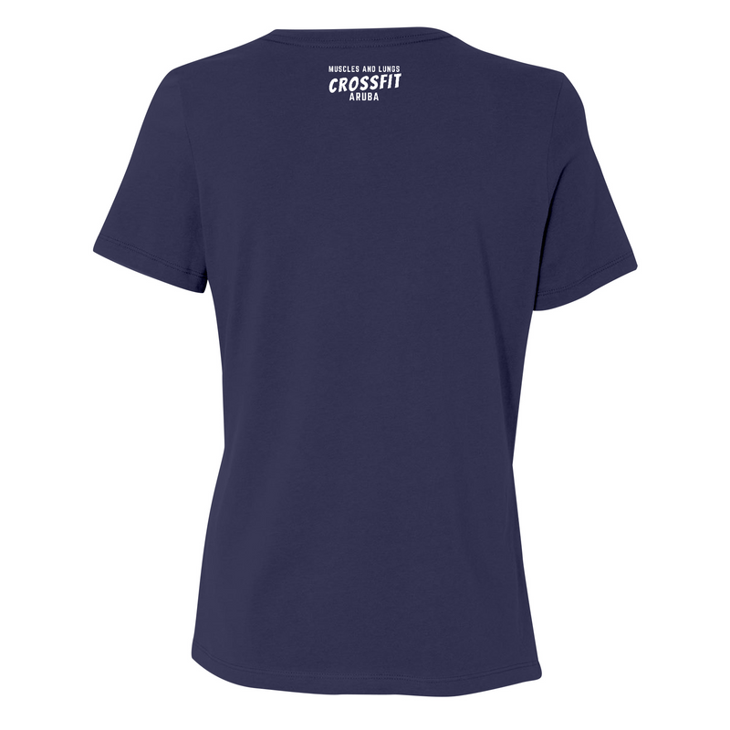 Muscles & Lungs CrossFit Round Womens - T-Shirt