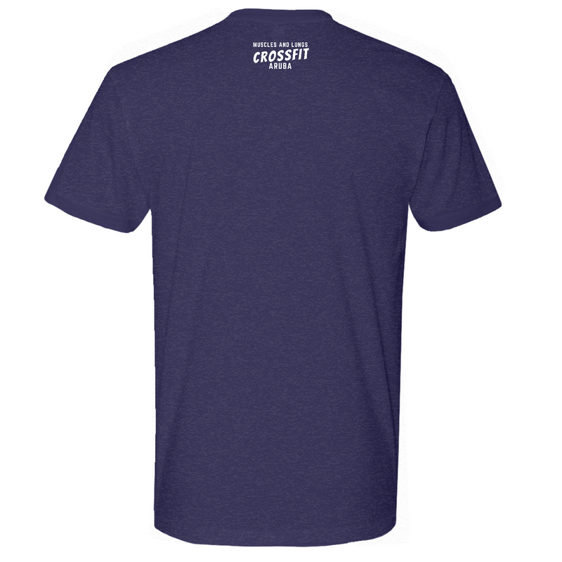 Muscles & Lungs CrossFit Round Mens - T-Shirt