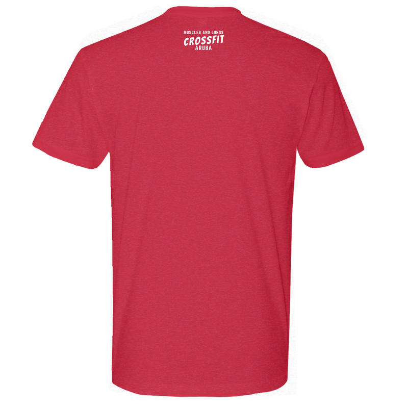 Muscles & Lungs CrossFit Round Mens - T-Shirt
