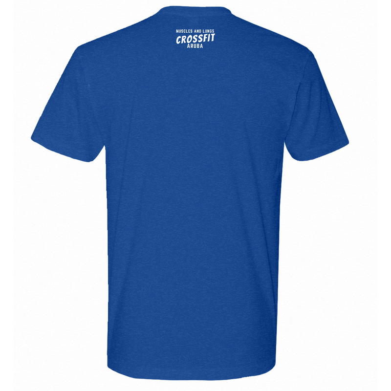 Muscles & Lungs CrossFit Round Mens - T-Shirt
