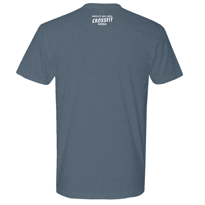 Muscles & Lungs CrossFit Round Mens - T-Shirt
