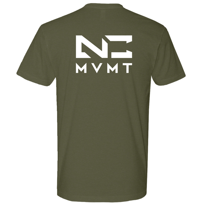 Mens Medium Military Green Style_T-Shirt