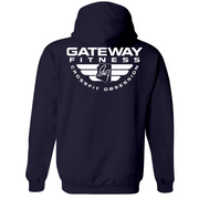 Unisex Medium Navy Style_Zip_Hoodie