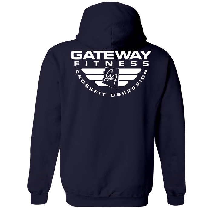 Unisex Medium Navy Style_Zip_Hoodie
