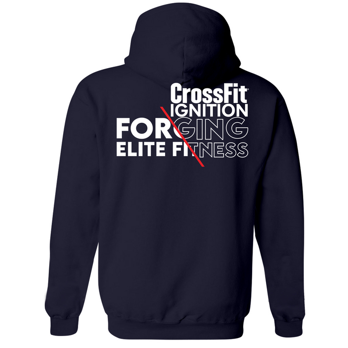 Unisex Medium Navy Style_Zip_Hoodie