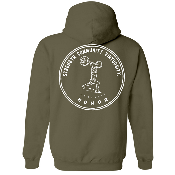 Mens Medium Army Style_Hoodie