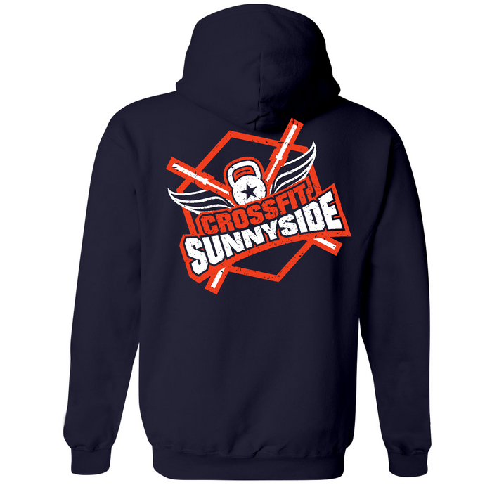 Unisex Medium Navy Style_Zip_Hoodie