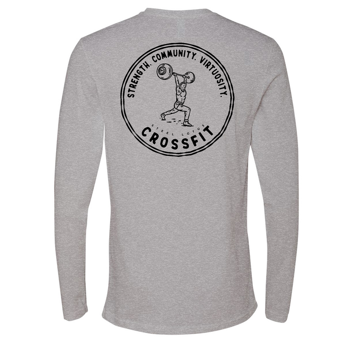 Mens Medium Heather Gray Style_Long Sleeve