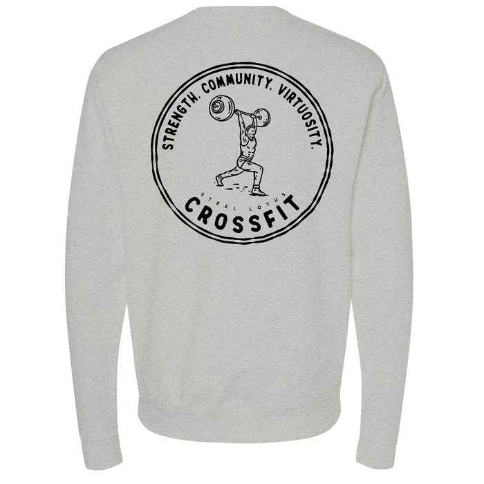 Mens Medium Grey Heather Style_Sweatshirt