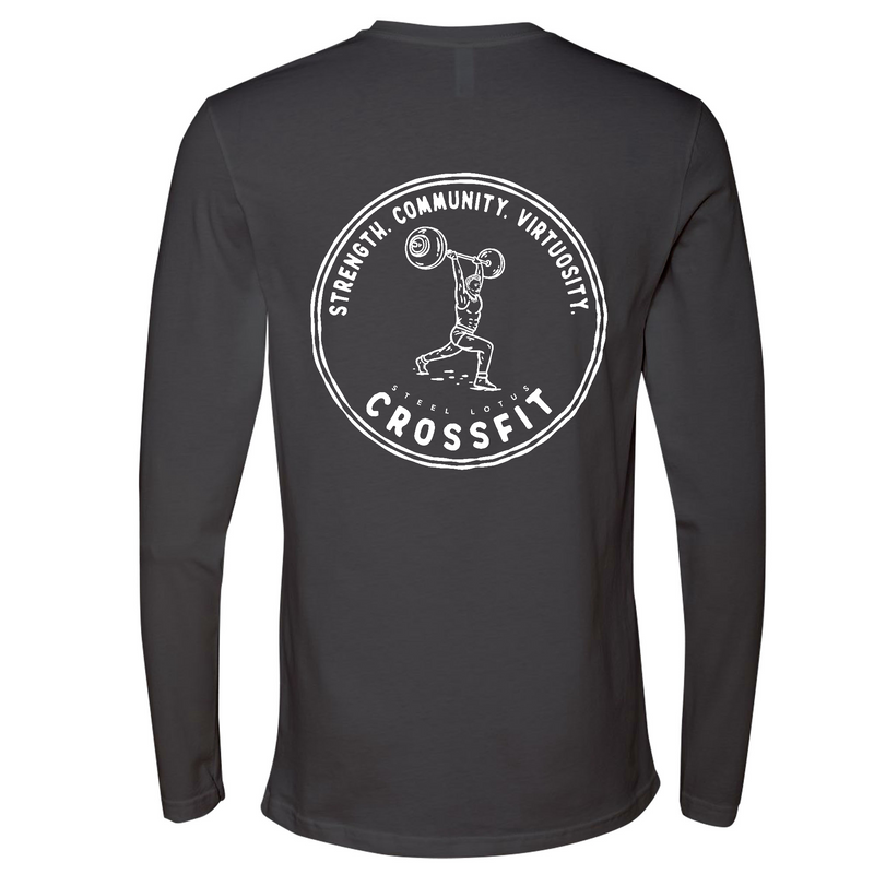 Mens Medium Heavy Metal Style_Long Sleeve
