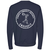 Mens Medium Classic Navy Heather Style_Sweatshirt