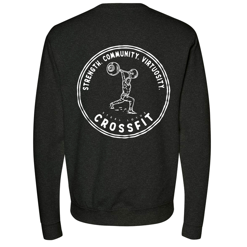 Mens Medium Charcoal Heather Style_Sweatshirt