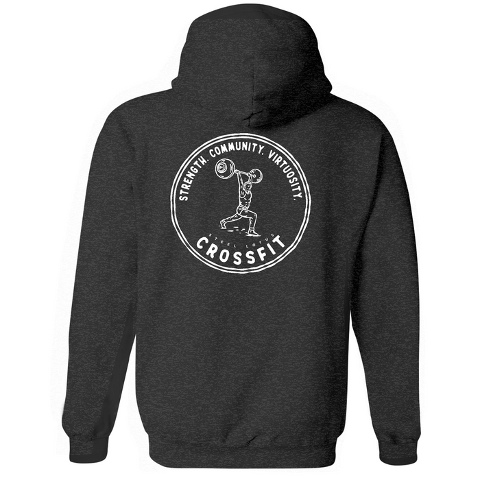 Mens Medium Charcoal Heather Style_Hoodie