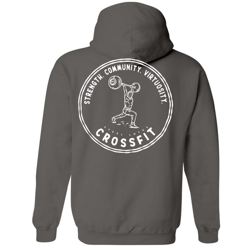 Unisex Medium Charcoal Style_Zip_Hoodie