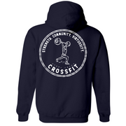 Unisex Medium Navy Style_Zip_Hoodie