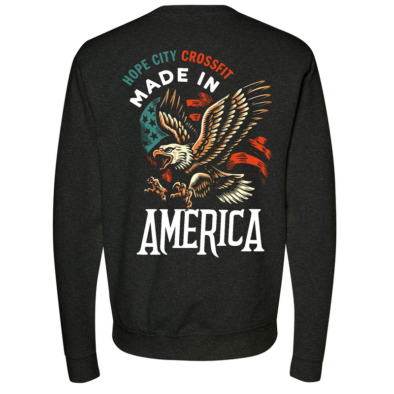 Mens Medium Charcoal Heather Style_Sweatshirt