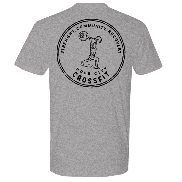 Mens Medium Dark Heather Gray Style_T-Shirt