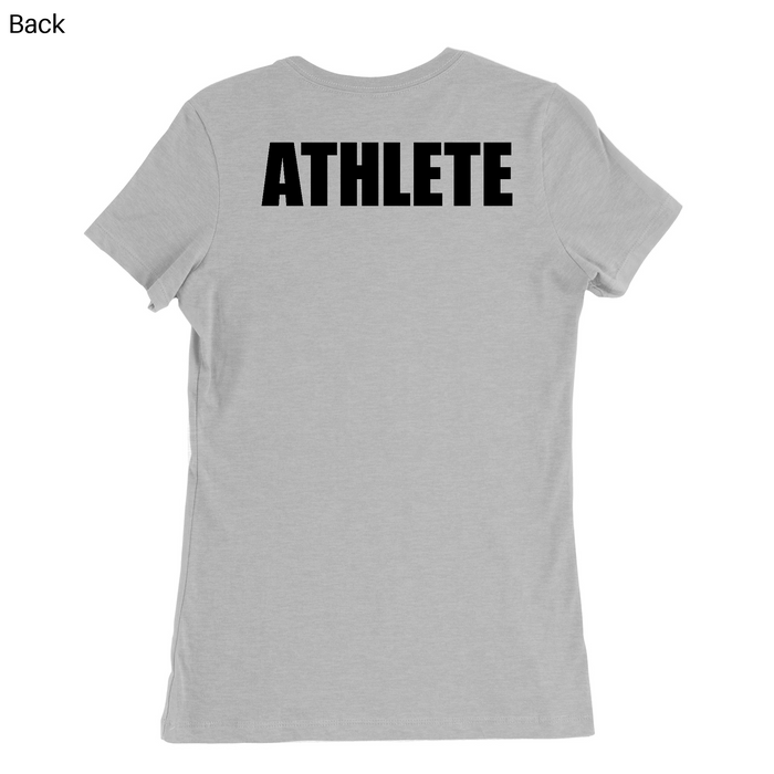 Womens Medium Solid Athletic Grey Style_T-Shirt