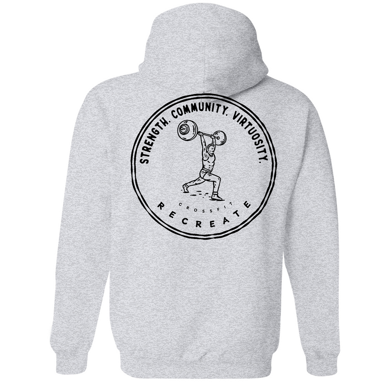 Unisex Medium Grey Heather Style_Zip_Hoodie