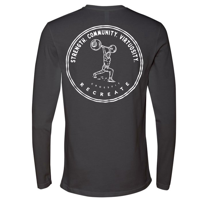 Mens Medium Heavy Metal Style_Long Sleeve