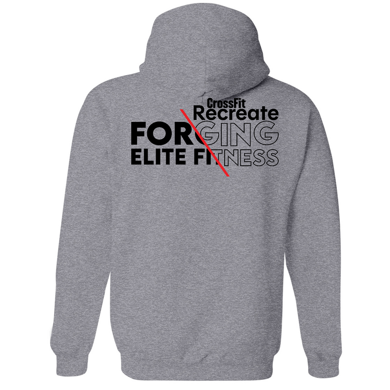 Mens Medium Gunmetal Heather Style_Hoodie