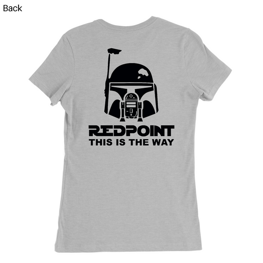 Womens Medium Solid Athletic Grey Style_T-Shirt