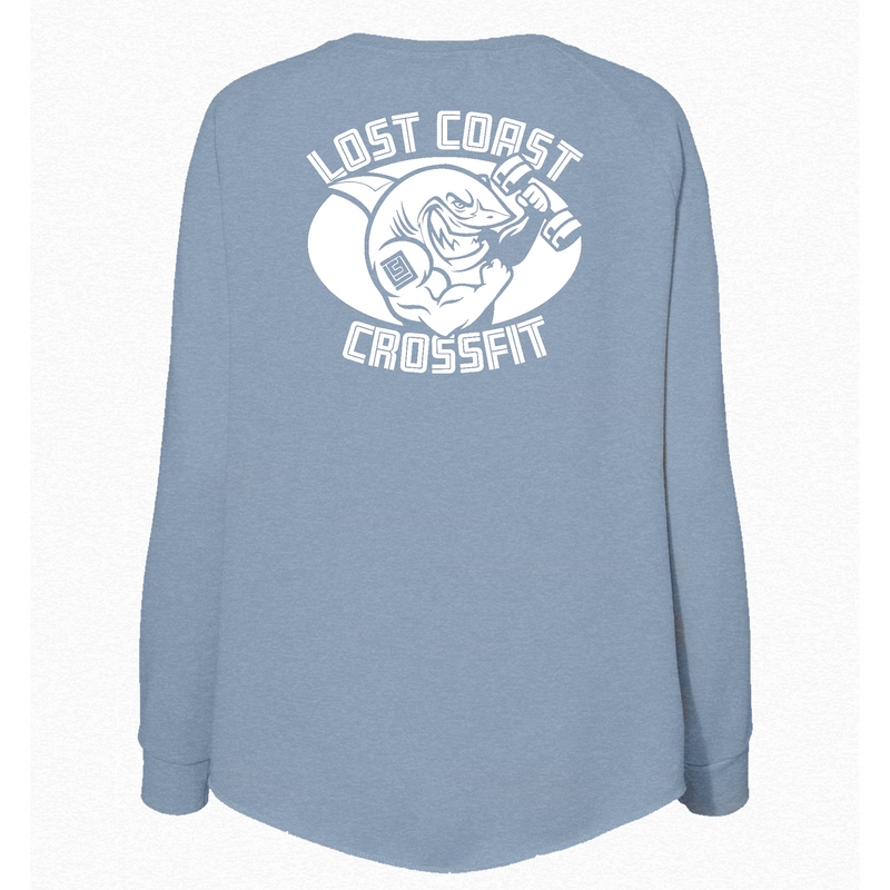 Womens Medium Misty Blue Style_Sweatshirt