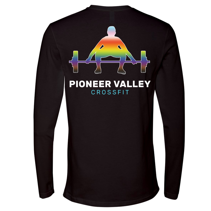 Pioneer Valley CrossFit PVCF Rainbow Gear Mens - Long Sleeve
