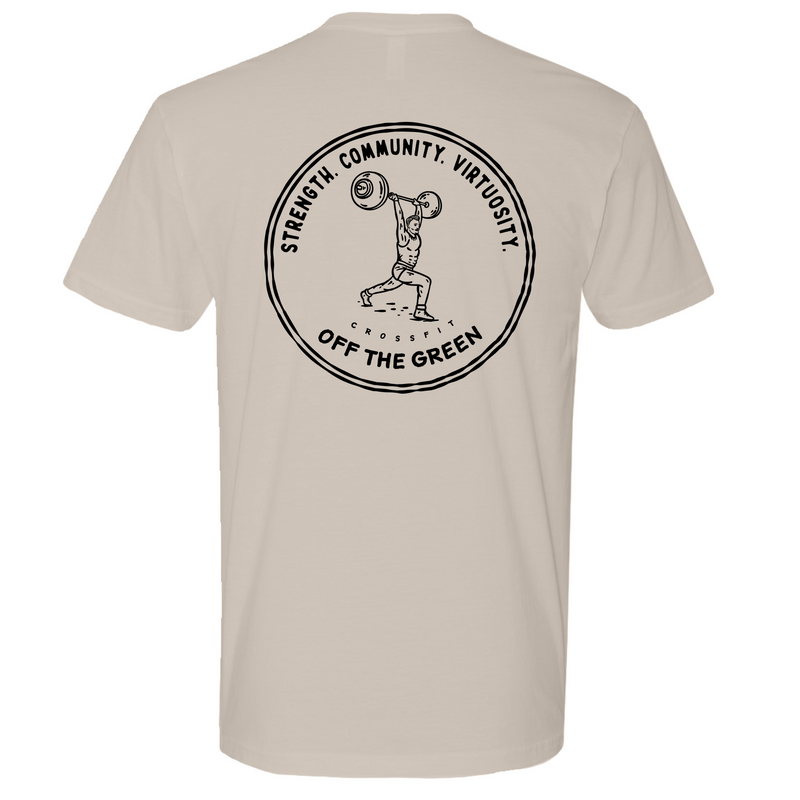Mens Medium Sand Style_T-Shirt