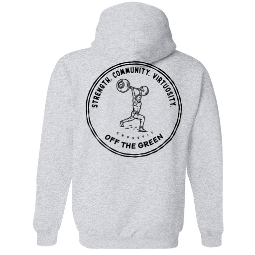 Unisex Medium Grey Heather Style_Zip_Hoodie