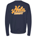 Mens Medium Classic Navy Heather Style_Sweatshirt
