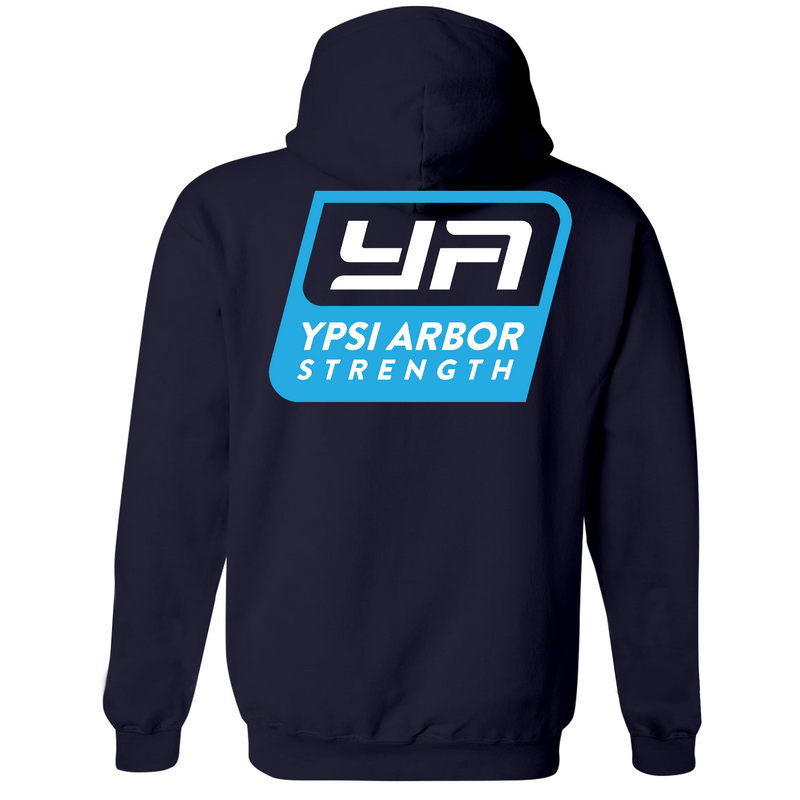 Unisex Medium Navy Style_Zip_Hoodie